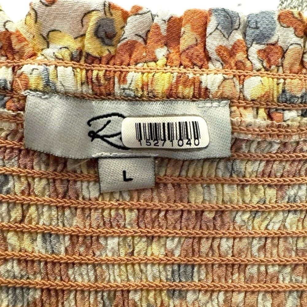 Rails Addison Multi Wildflower High Rise Smocked Waist Mini Skirt Large - Picture 5 of 9